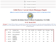 Tablet Screenshot of littleflowerconventschool.com